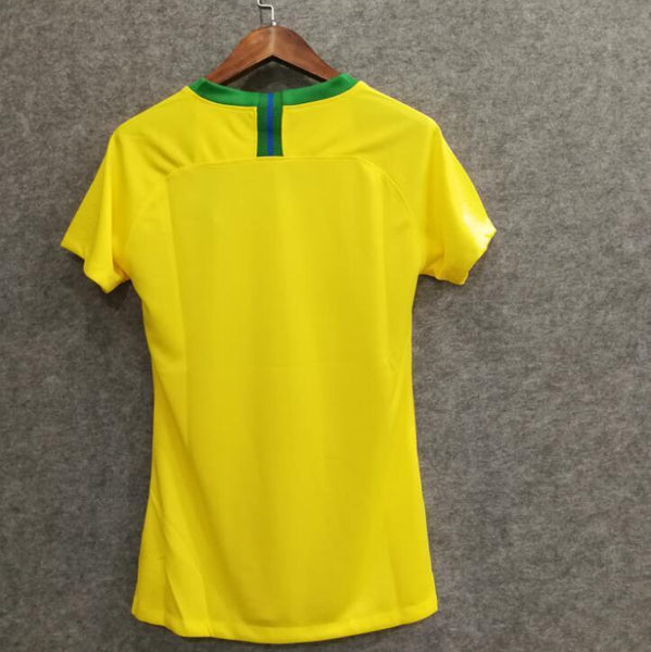 2018 Women Brazil Jersey Stadium Home Soccer Jersey World Cup Jersey Fanatics - fastssd - Soccer Jersey - CrazyKill