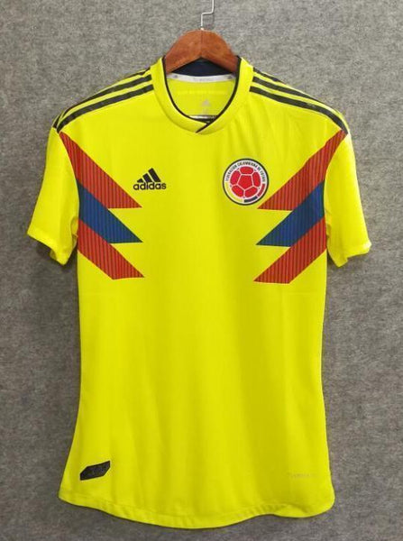 2018 Men Colombia Jersey Home Stadium Soccer Jersey World Cup Jersey Player - fastssd - Soccer Jersey - CrazyKill