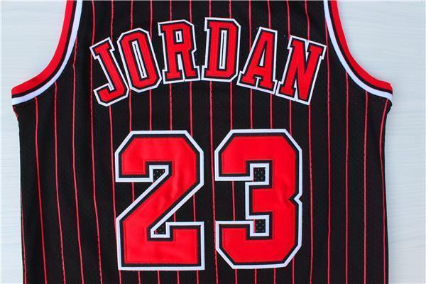 Men 23 Michael Jordan Jersey Black Chicago Bulls Jersey Hardwood Classics - fastssd - NBA Jersey - nRevo