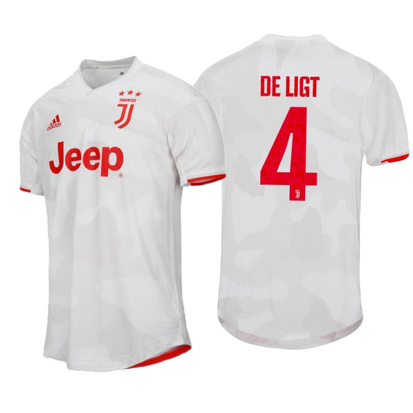 Men 04 Matthijs de Ligt Jersey White Away Juventus Jersey Serie A 2020 - fastssd - Soccer Jersey - CrazyKill