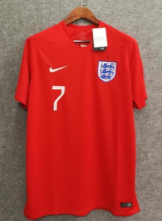 2018 Men England Jersey Away #7 Sterling Jersey World Cup Jersey Player - fastssd - Soccer Jersey - CrazyKill