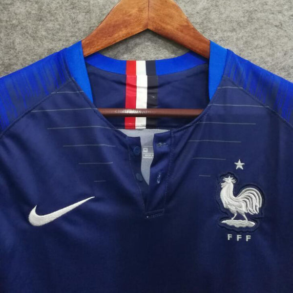 2018 Men France Jersey Home Stadium Jersey World Cup Jersey Fanatics - fastssd - Soccer Jersey - CrazyKill