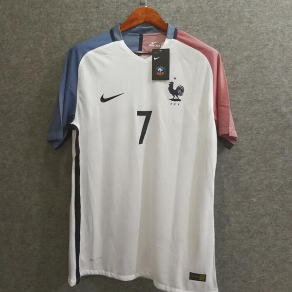 2018 Men France #7 Griezmann Jersey Away Soccer World Cup Jersey Player - fastssd - Soccer Jersey - CrazyKill