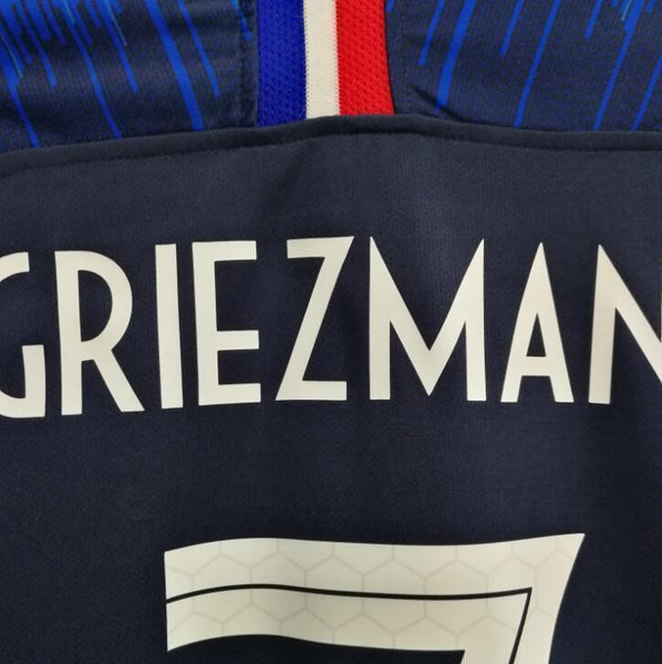 2018 Men France Jersey Home #7 Griezmann Jersey World Cup Jersey Fans - fastssd - Soccer Jersey - CrazyKill