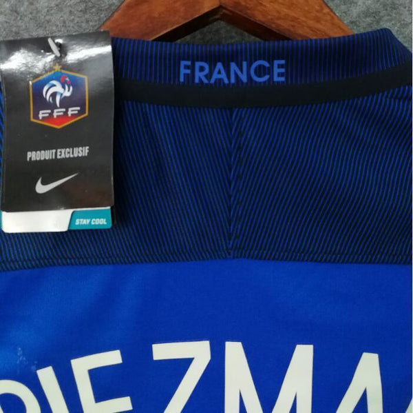 2018 Men France #7 Griezmann Jersey Home World Cup Jersey Player - fastssd - Soccer Jersey - CrazyKill