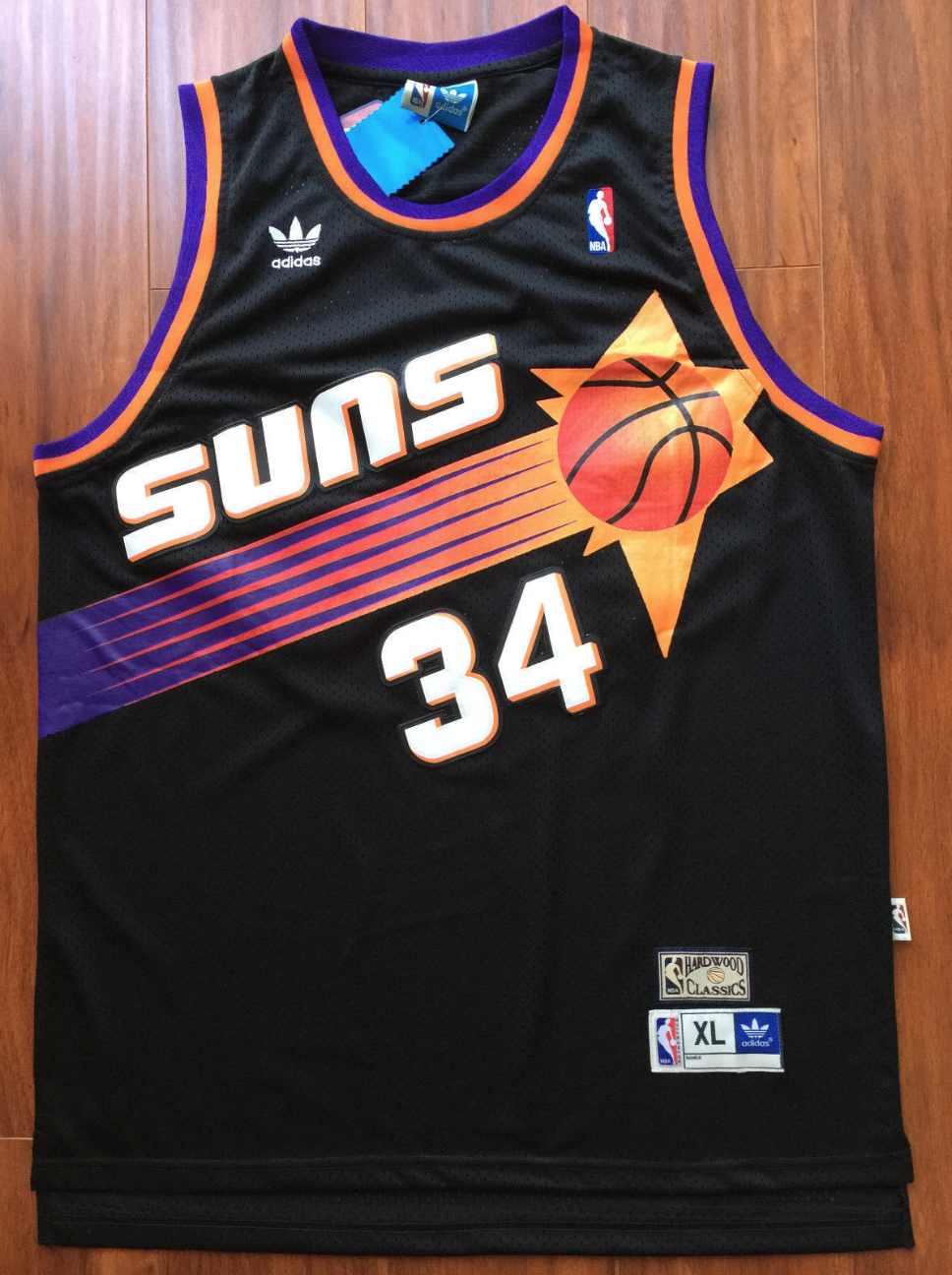 Men 34 Charles Barkley Jersey Black Phoenix Suns Swingman Fanatics - fastssd - NBA Jersey - nRevo