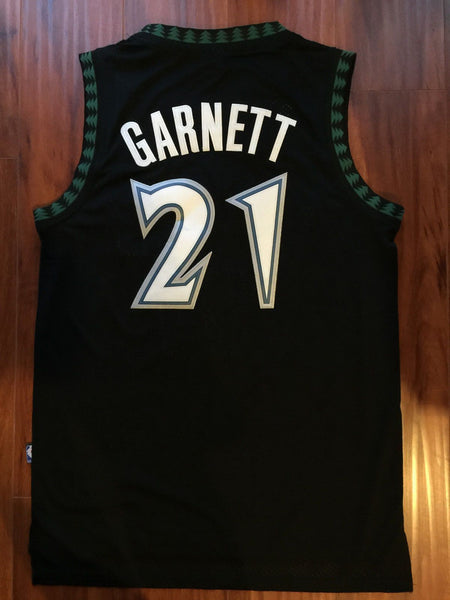 Men 21 Kevin Garnett Jersey Black Minnesota Timberwolves Swingman Jersey - fastssd - NBA Jersey - nRevo