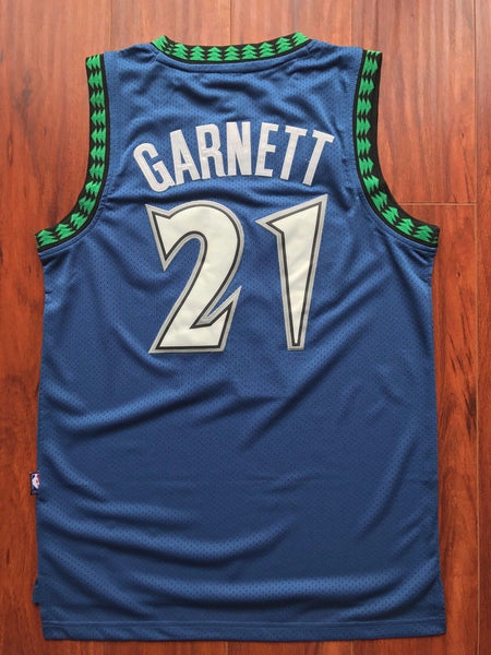 Men 21 Kevin Garnett Swingman Jersey Blue Minnesota Timberwolves Jersey - fastssd - NBA Jersey - nRevo