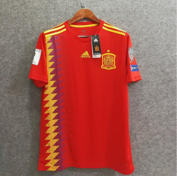 2018 Men Spain Jersey Home Asensio Jersey Soccer World Cup Jersey Fanatics - fastssd - Soccer Jersey - CrazyKill