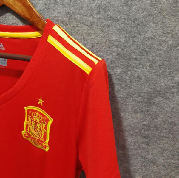 2018 Women Spain Jersey Home Stadium Soccer Jersey World Cup Jersey - fastssd - Soccer Jersey - CrazyKill