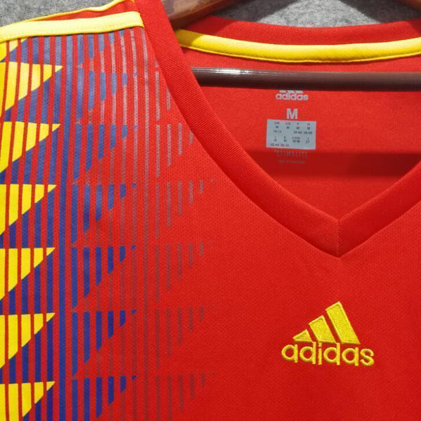2018 Women Spain Jersey Home Stadium Soccer Jersey World Cup Jersey - fastssd - Soccer Jersey - CrazyKill